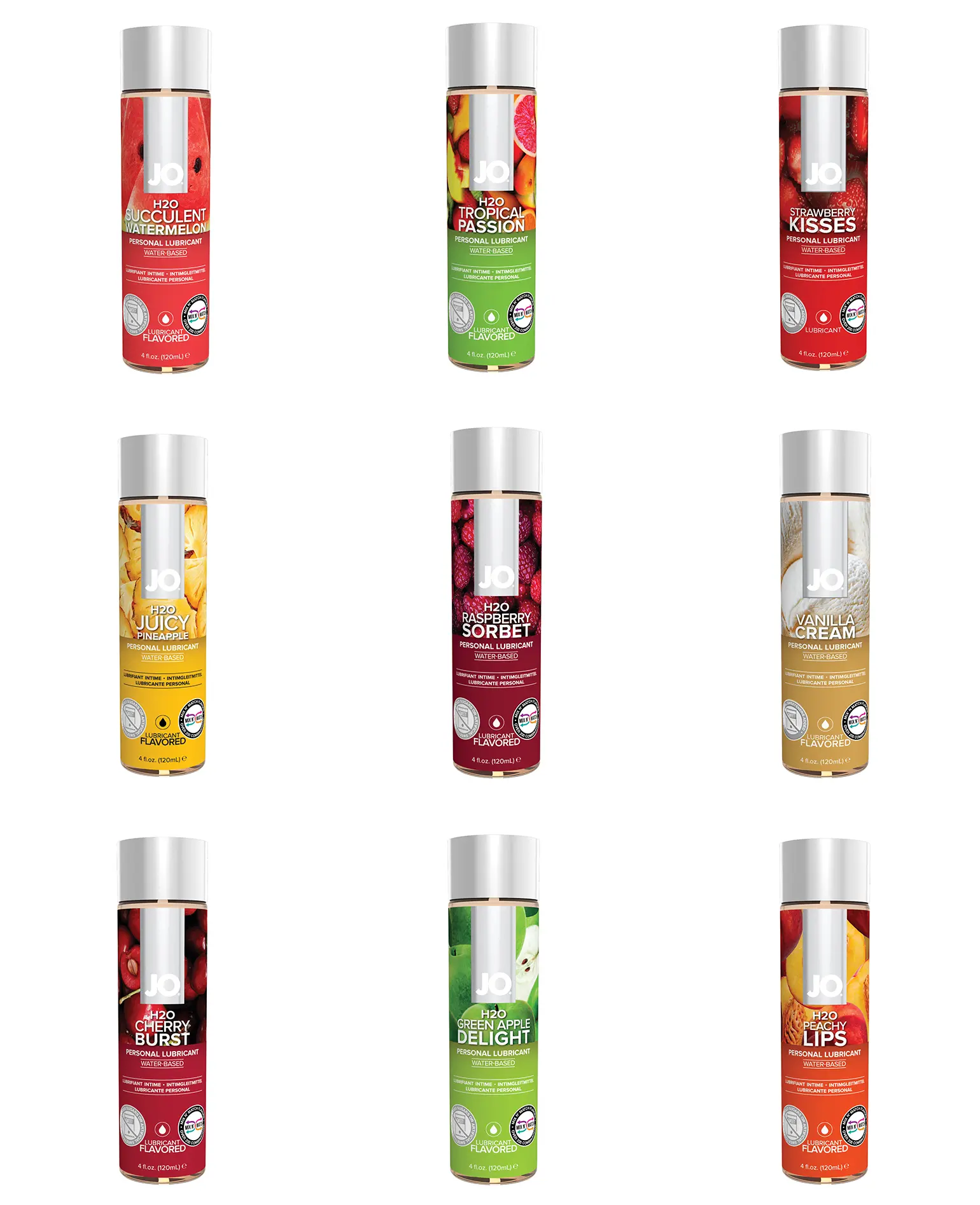 JO H2O Flavored Lubricant 4 oz