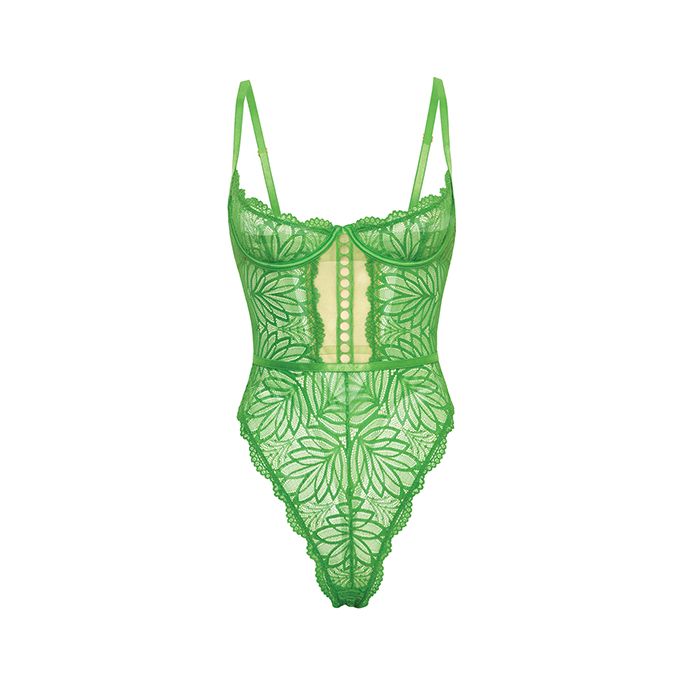 12146 Underwire Shelf Cup Lace Teddy