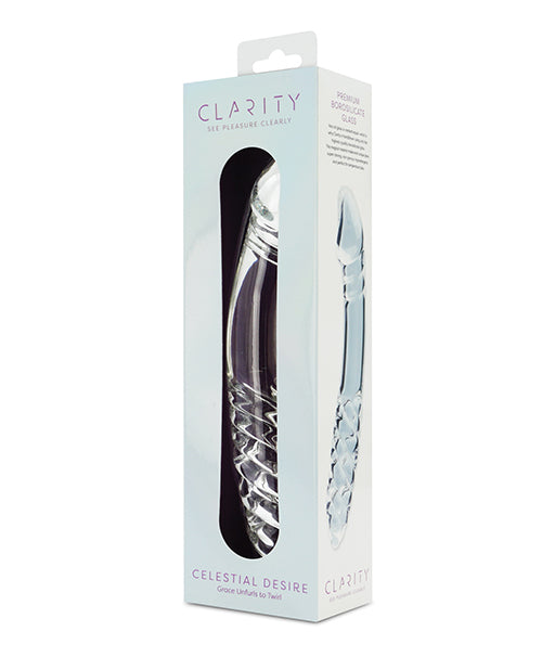Clarity Glass Dildo Celestial Desire