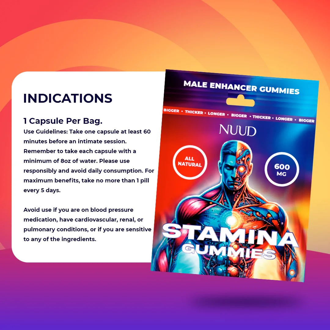Nuud Stamina Aphrodisiac Gummies