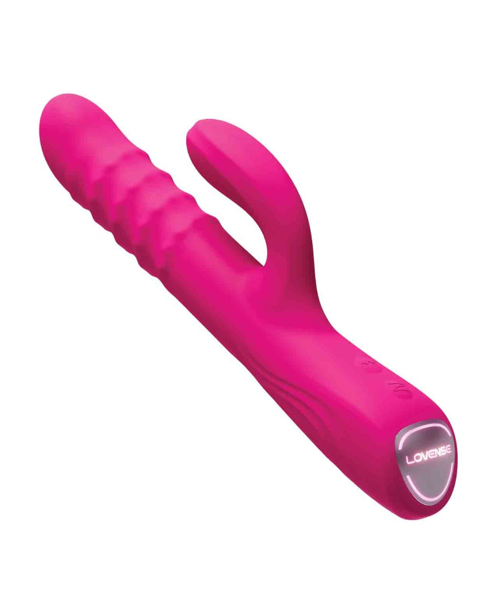 Lovense Velvo G-Spot & Clitoral Rabbit Vibrator - Pink