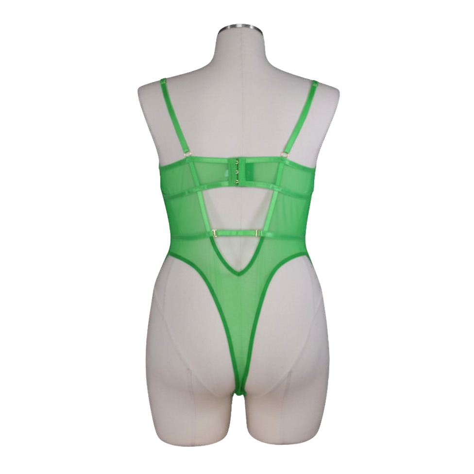 12146 Underwire Shelf Cup Lace Teddy
