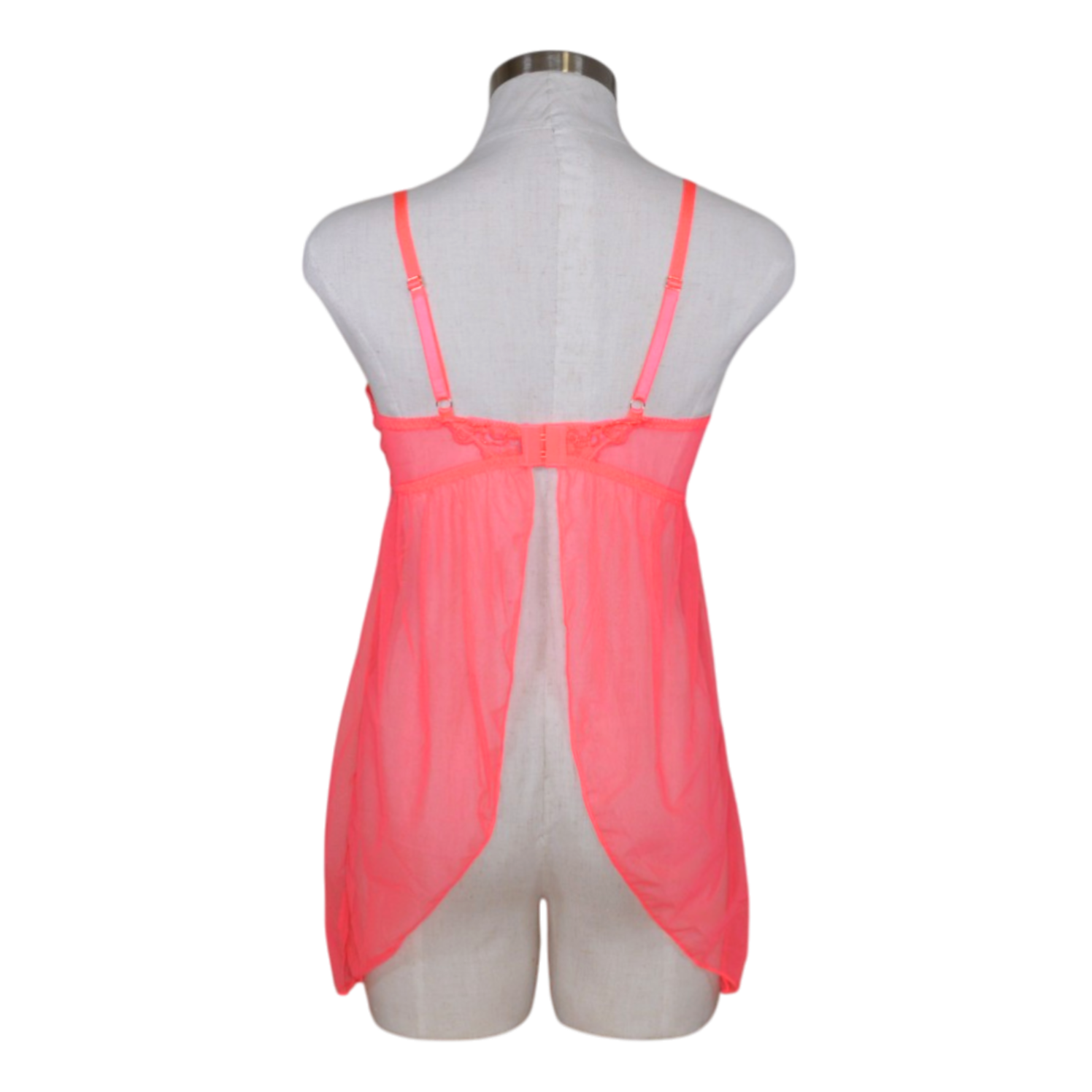 3805 Mesh Chemise Mini Dress