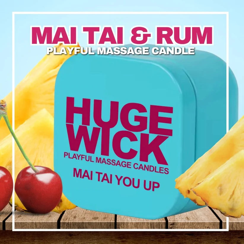 Huge Wick Playful Massage Candle