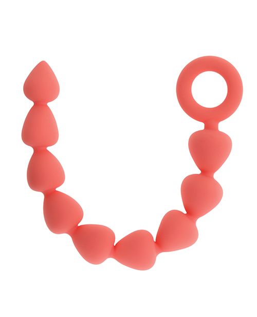 Sex & Mischief Peaches 'N Cream Silicone Anal Beads