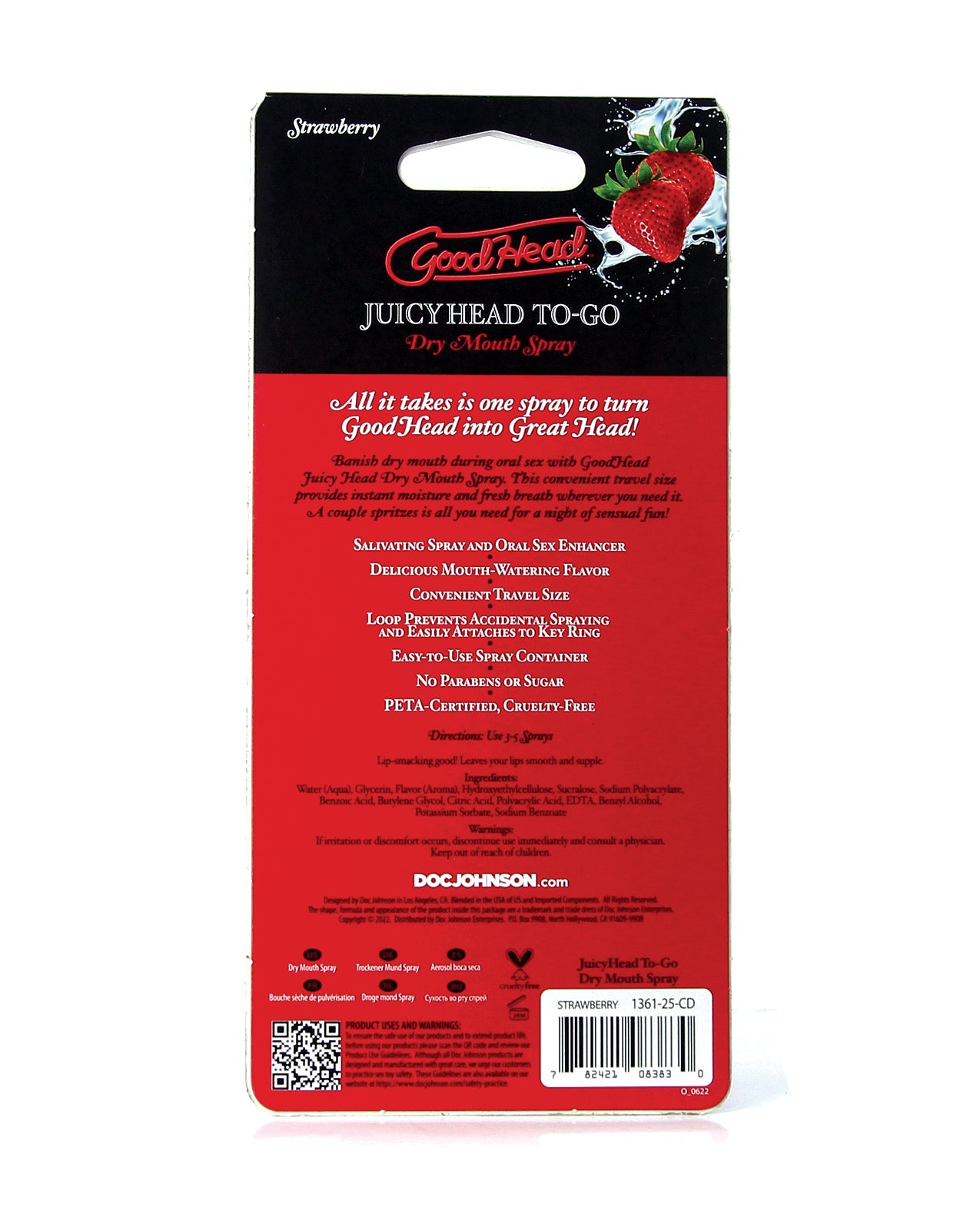 GoodHead Juicy Head Dry Mouth Spray To-Go