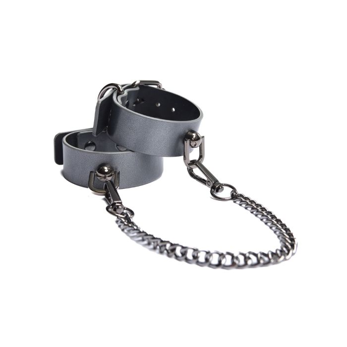 Pleasure Collection Gunmetal Glam Cuffs