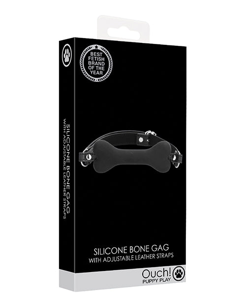 Shots Ouch Puppy Play Silicone Bone Gag