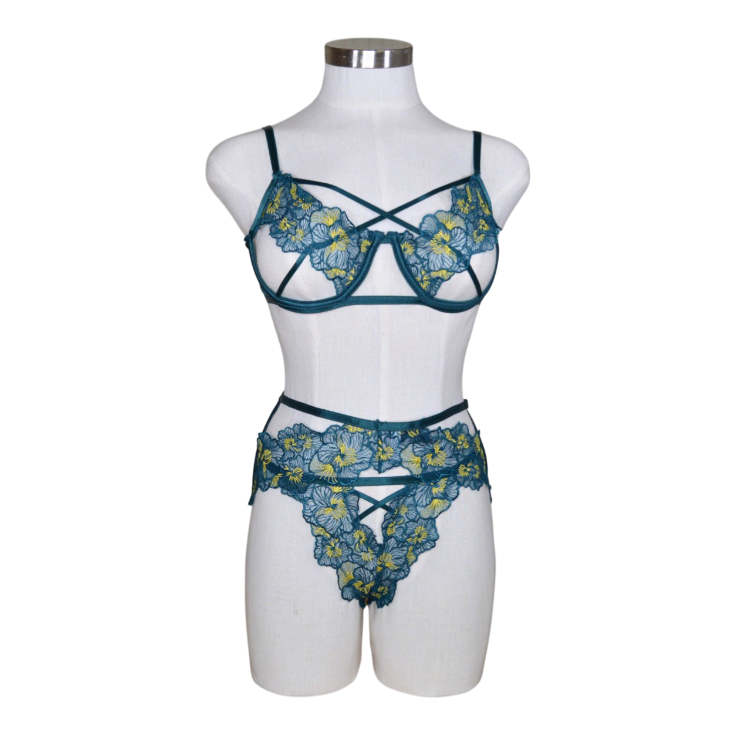 4112149 Strappy Floral Set