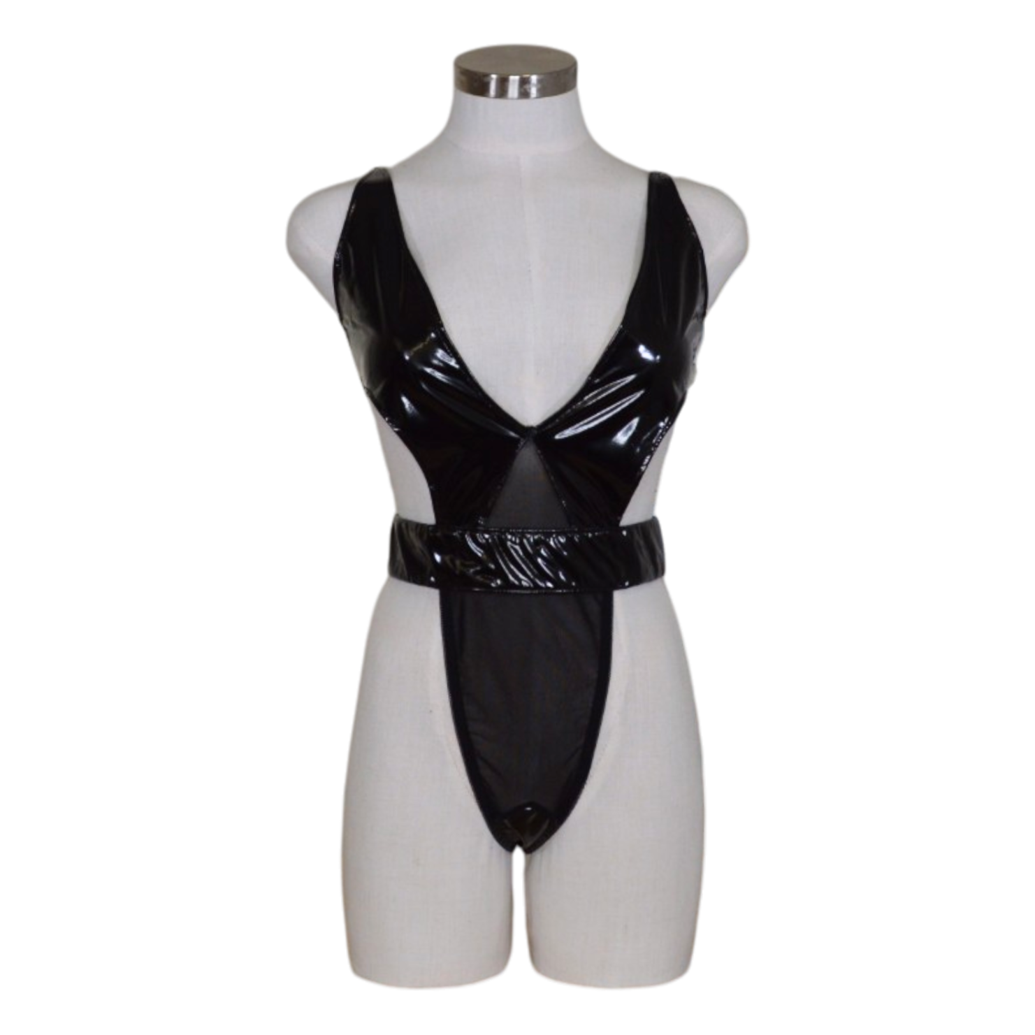 2010 Latex Look Vinyl Mesh Teddy