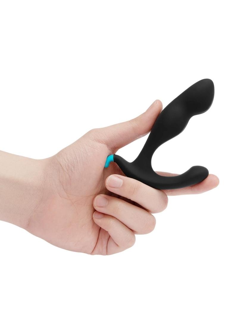 B-Vibe Rocker Plug Silicone Weighted Prostate Plug Black
