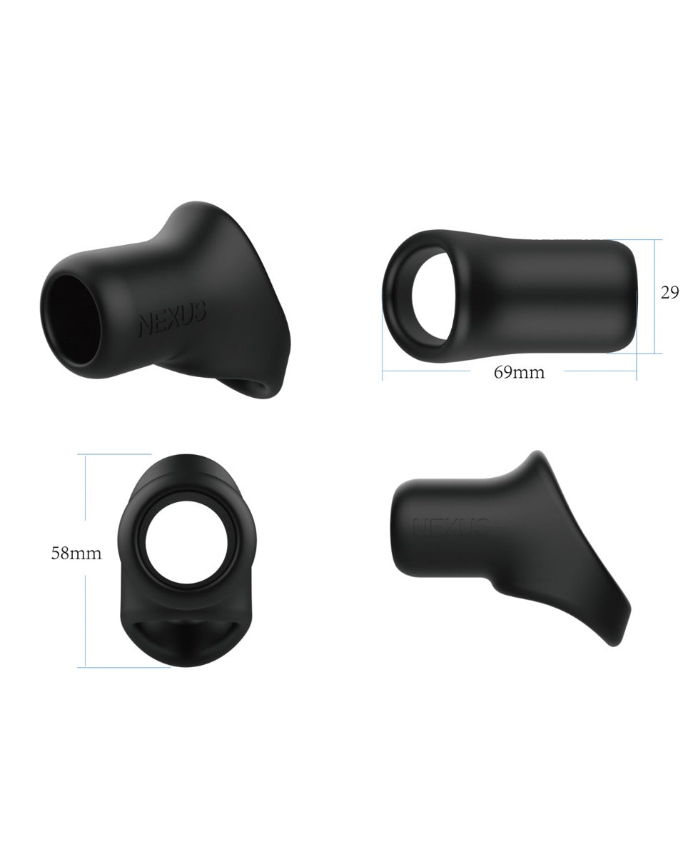 Nexus Rise Liquid Silicone Sling - Black