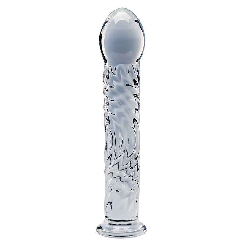 Clarity Glass Dildo Seraphic Ripple