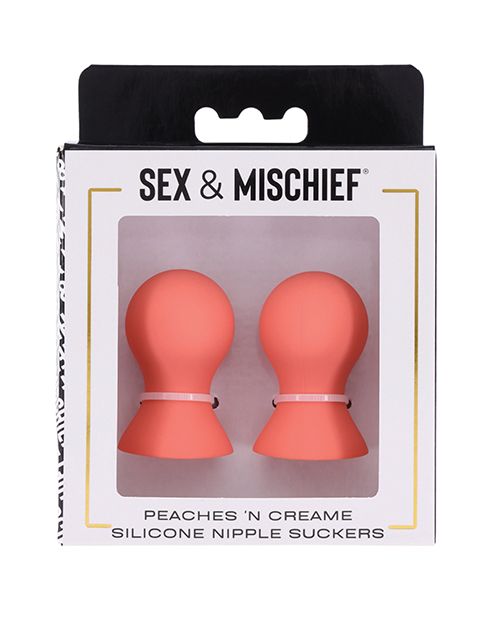 Sex & Mischief Peaches 'N Cream Silicone Nipple Suckers