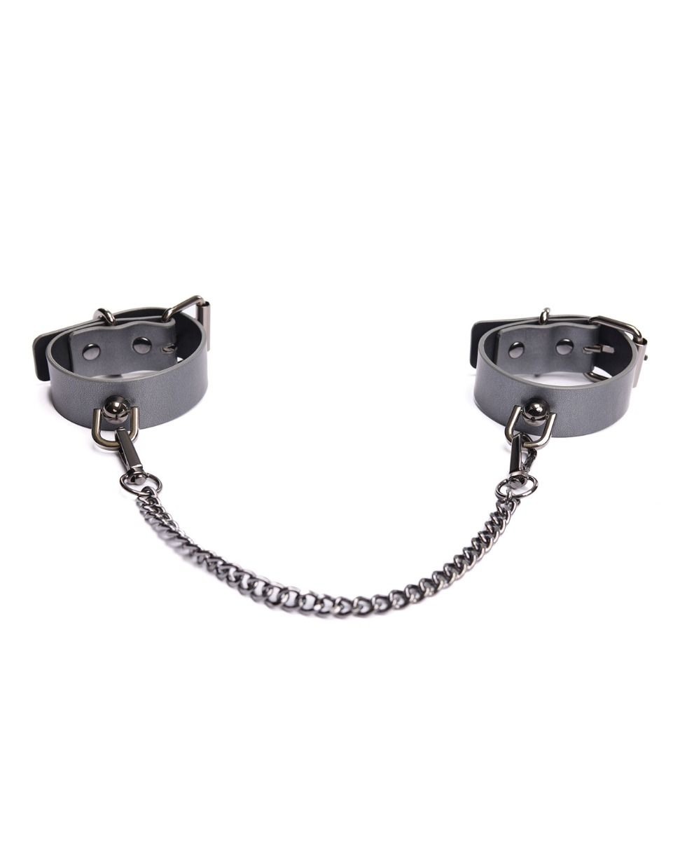 Pleasure Collection Gunmetal Glam Cuffs