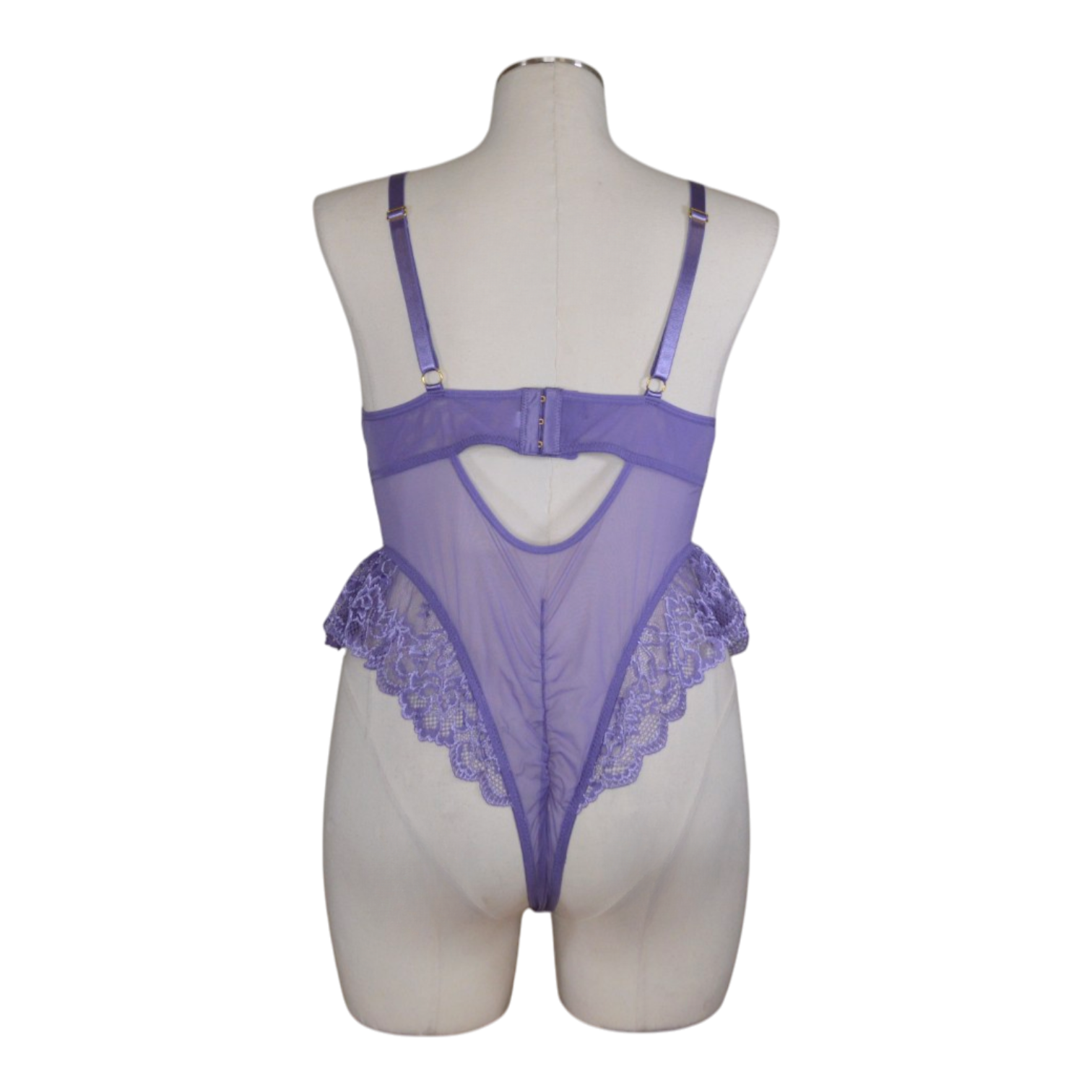 10824 Sheer Lace Teddy