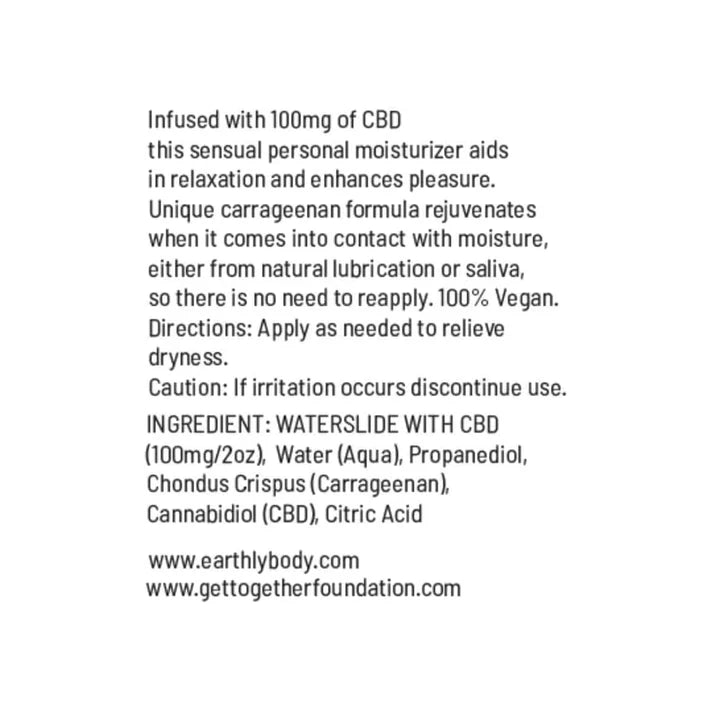 Earthly Body CBD-Infused Waterslide