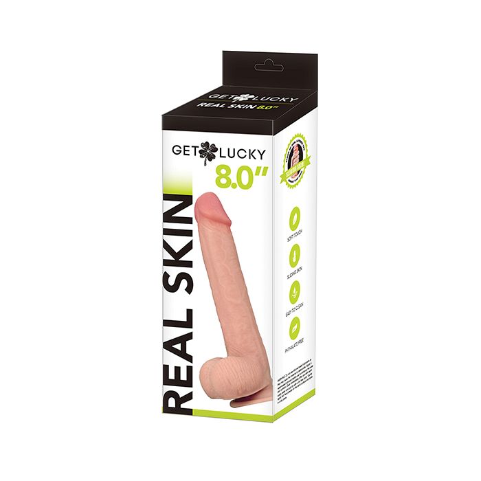 Get Lucky Real Skin Series Flesh 8"
