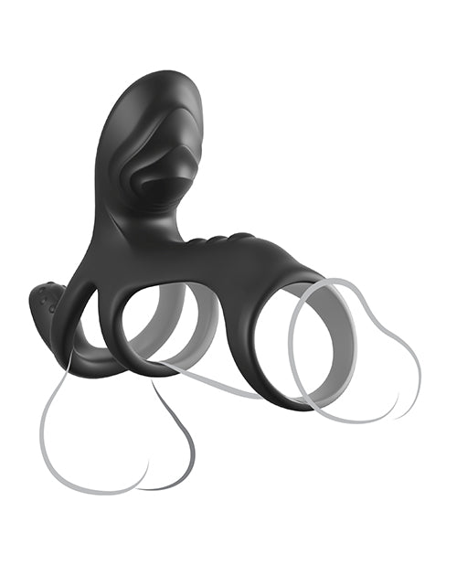 Fantasy C-Ringz Ultimate Couples Cage Max  Black