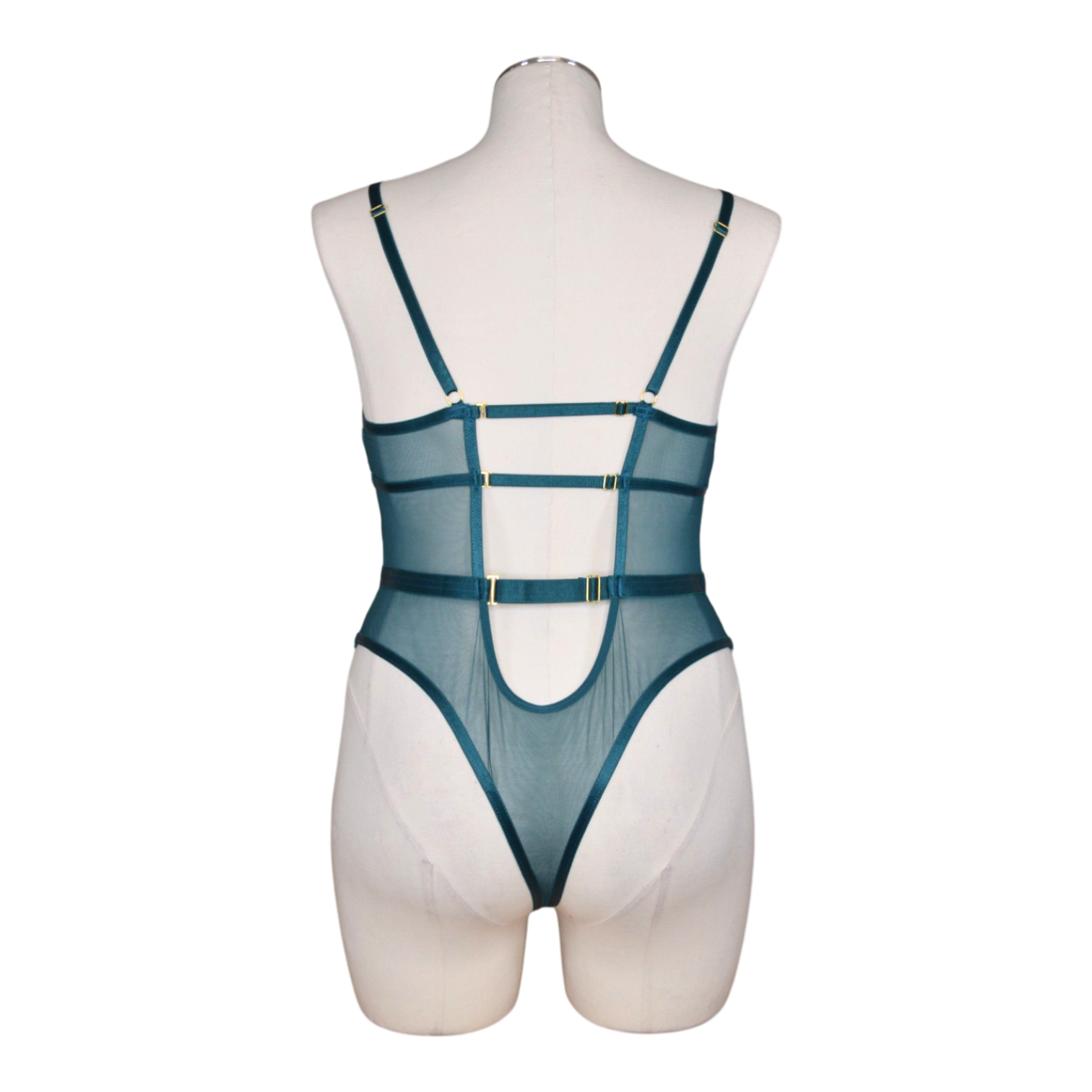 12150 Sheer Lace Teddy