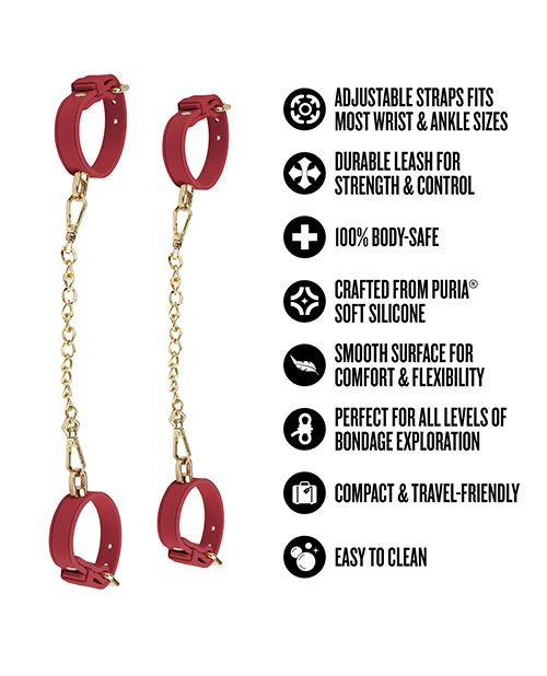 Blush Temptasia Ardor Wrist & Ankle Restraints