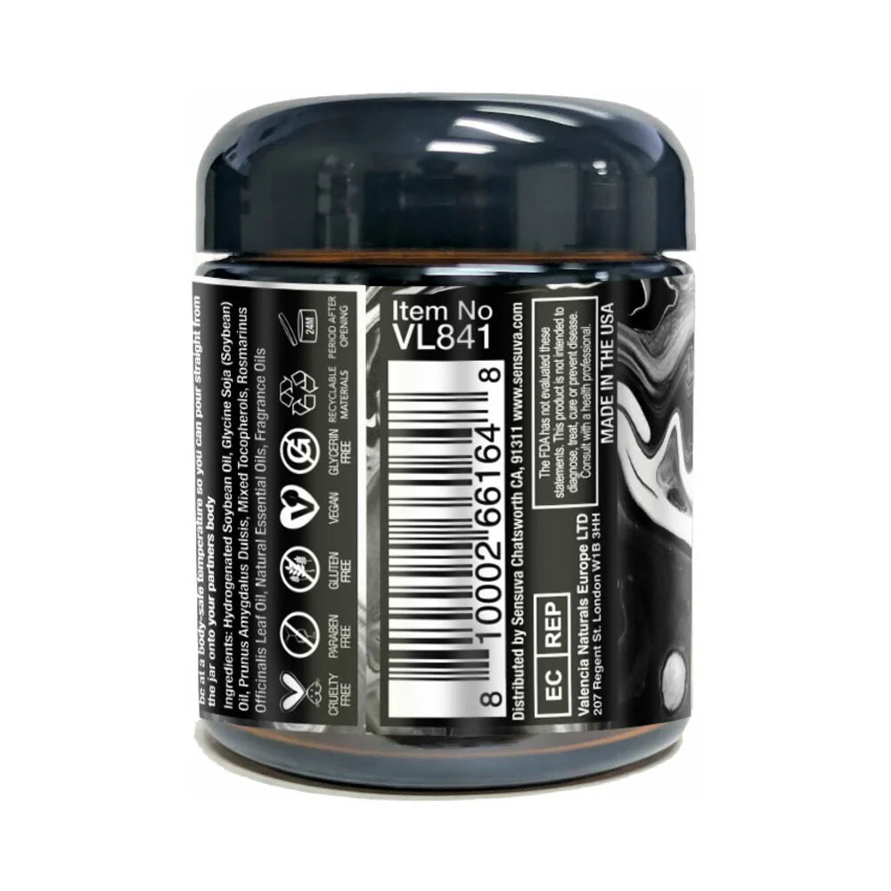 Sensuva Lit Luxury Massage Candle 4oz