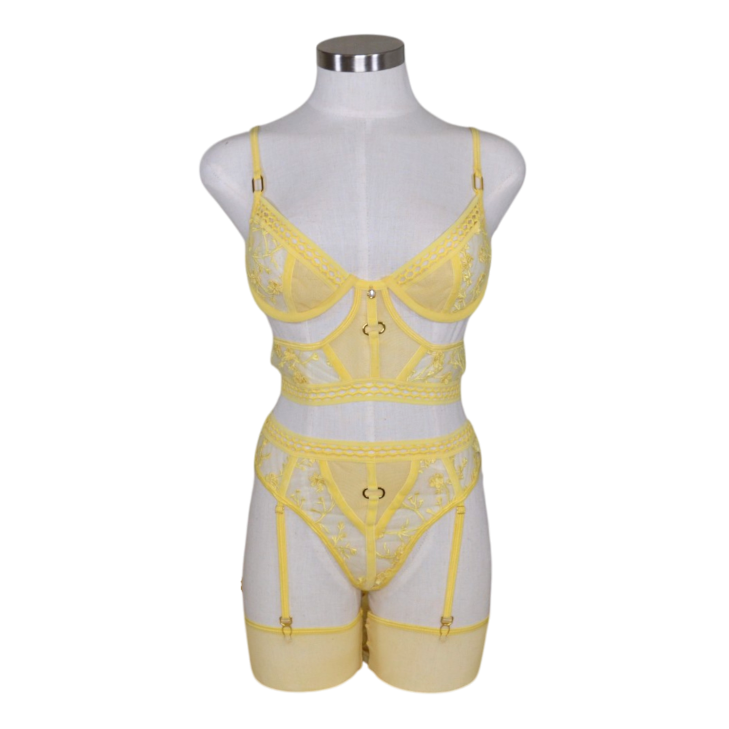 2605 Embroidered Cropped Set