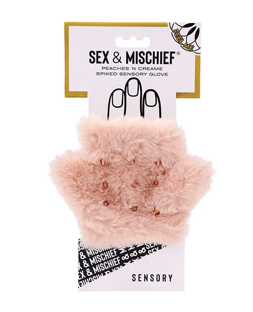 Sex & Mischief Peaches 'N Cream Spiked Sensory Glove