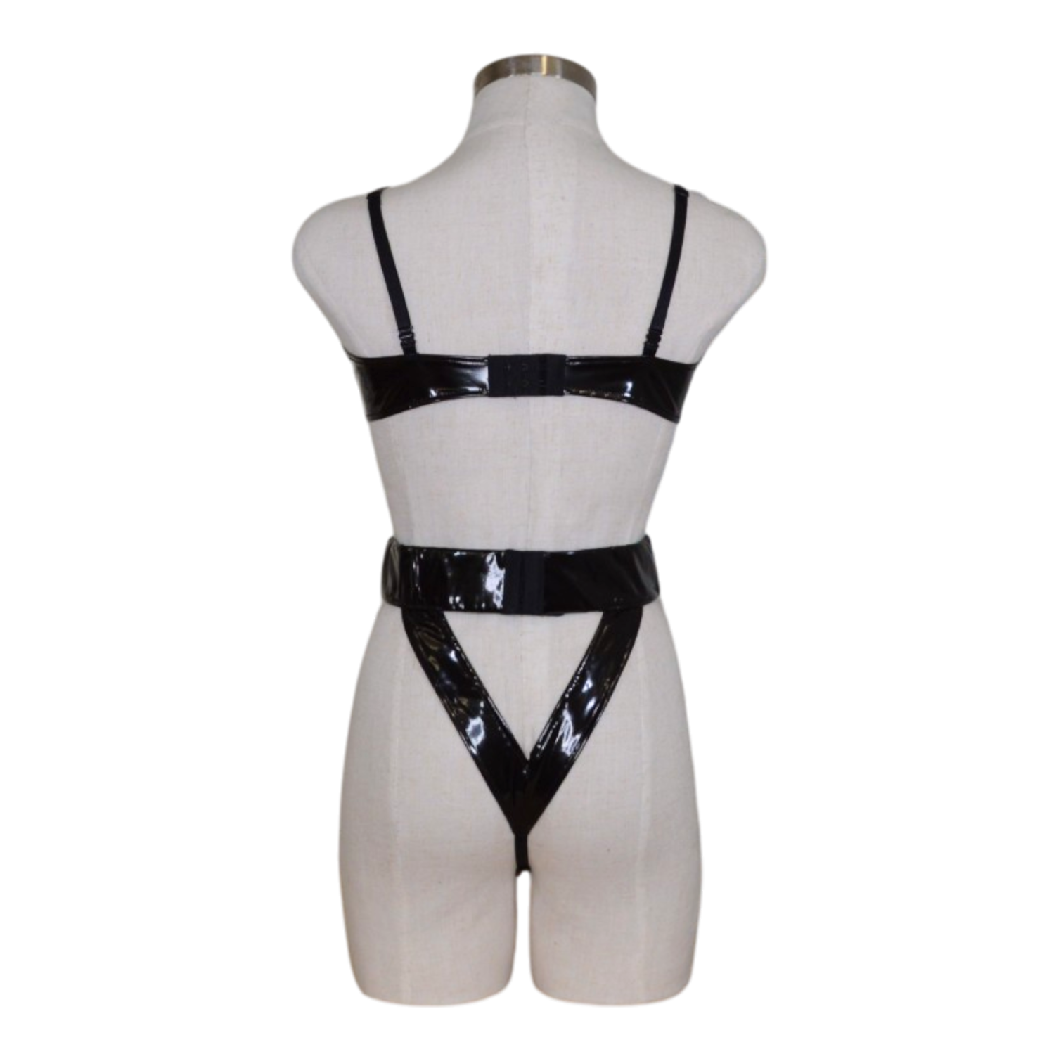 2010 Latex Look Vinyl Mesh Teddy