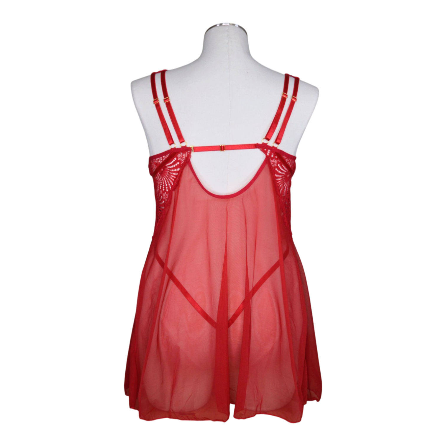 11986 Sheer Underwire Babydoll