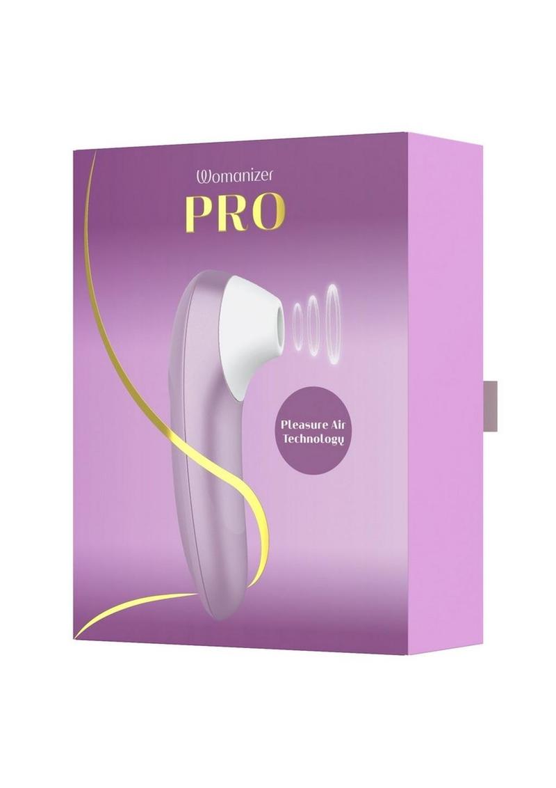 Womanizer Pro Rechargeable Silicone Air Pulse Clitoral Vibrator Lavender