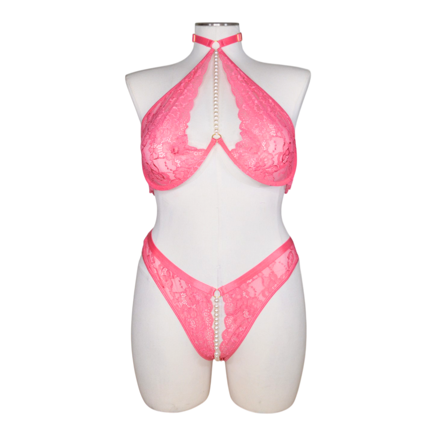 2636 Shimmer Lace Pearl Set