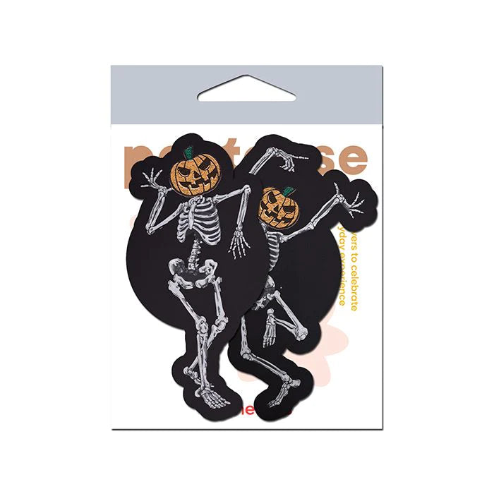 Pastease Halloween Dancing Skeletons Black