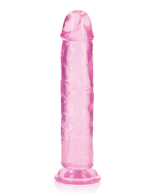 Shots RealRock Realistic Crystal Clear 10" Straight Dildo