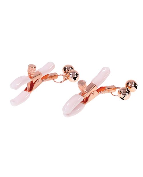 Sex & Mischief Peaches 'N Cream Bell Nipple Clamps