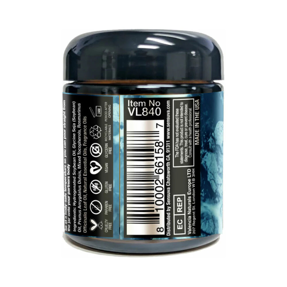 Sensuva Lit Luxury Massage Candle 4oz