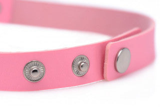 Master Series Heart Choker Necklace -Pink