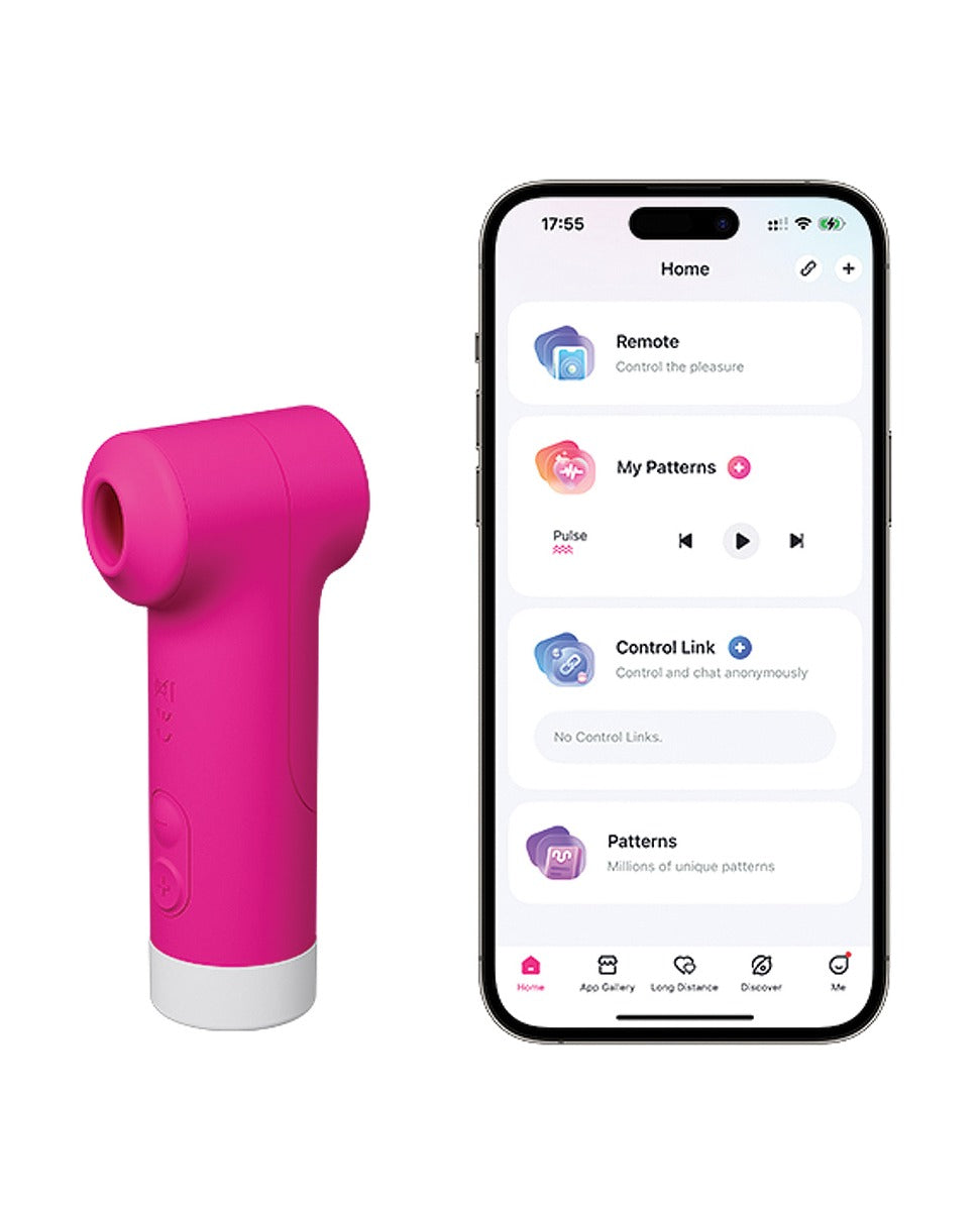 Lovense Fizz Dual-Head Clitoral Vibrator w/Suction & Tapping