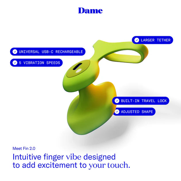 Dame Fin 2.0 Finger Vibrator