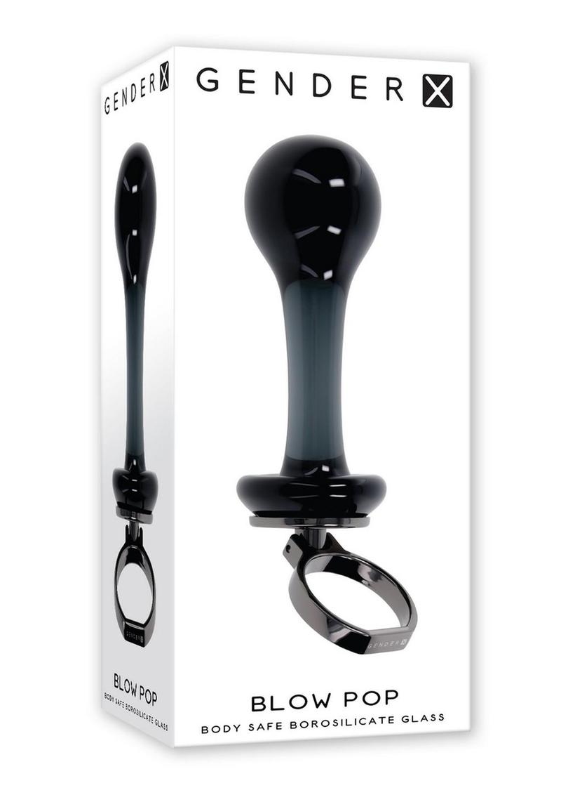 Gender X Blow Pop Glass Anal Plug