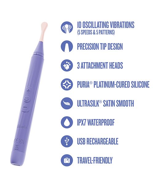 Blush Juno Oscillating Wand Purple