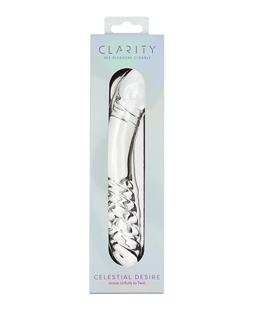 Clarity Glass Dildo Celestial Desire