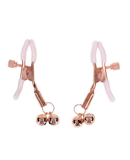 Sex & Mischief Peaches 'N Cream Bell Nipple Clamps