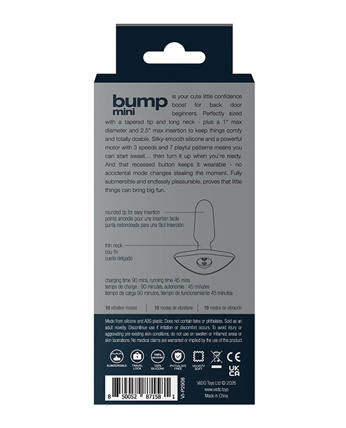 VeDO Bump Mini Rechargeable Anal Plug