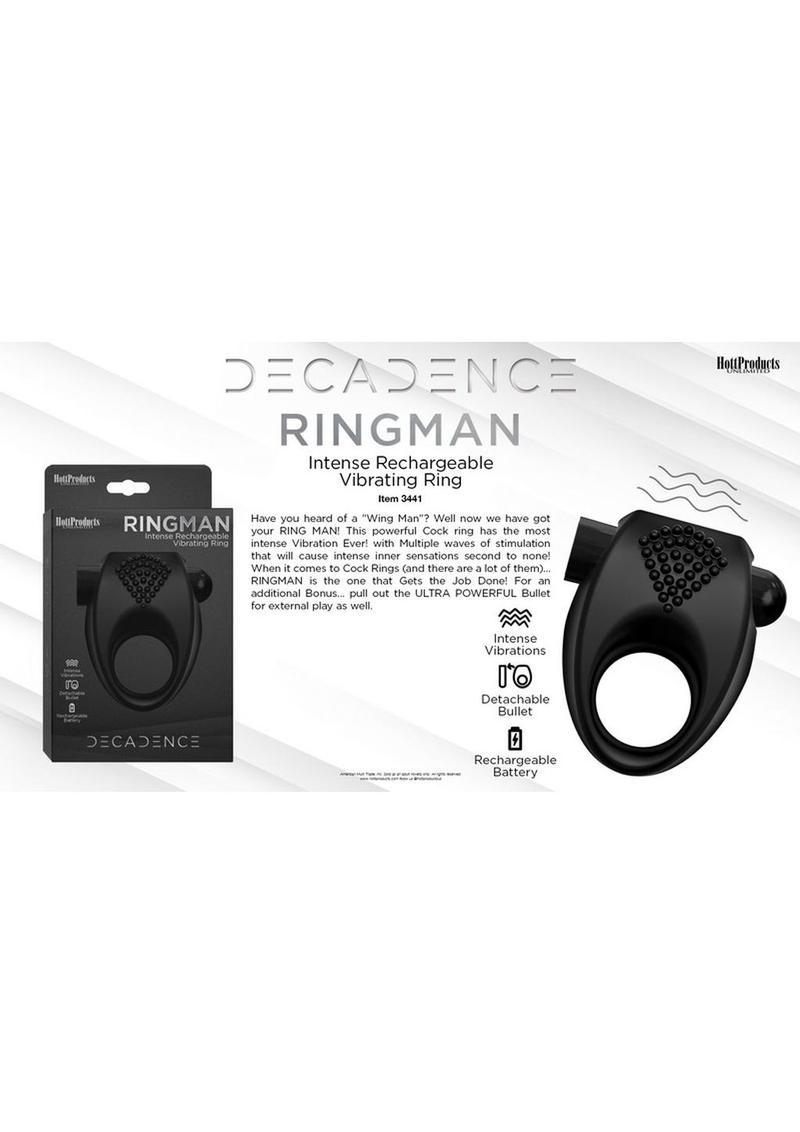 Decadence Ring Man Silicone Vibrating Ring