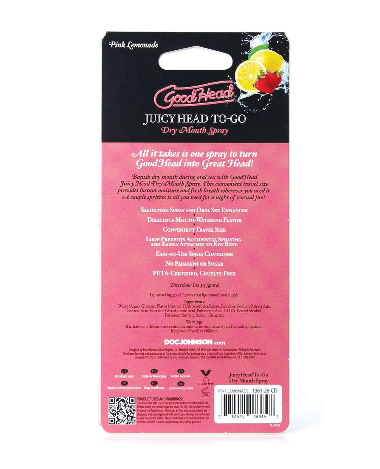 GoodHead Juicy Head Dry Mouth Spray To-Go