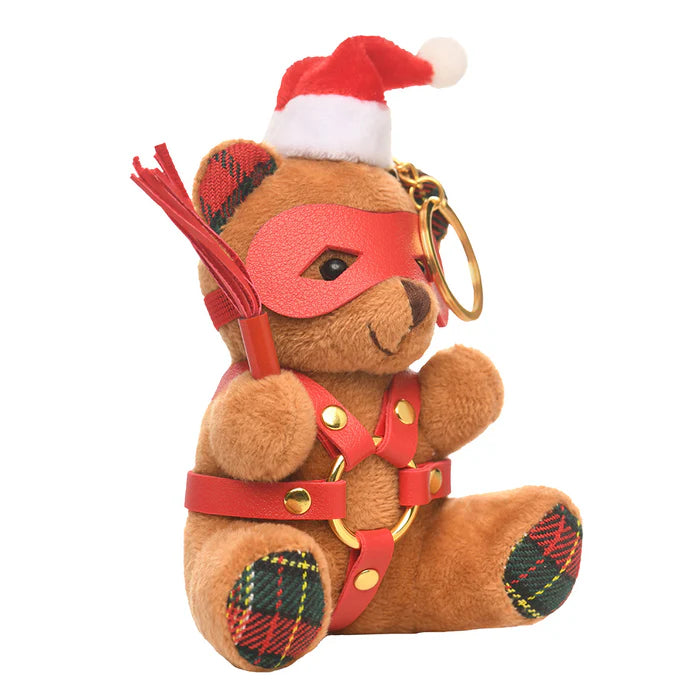 Master Series Holiday Bondage Bear Keychain