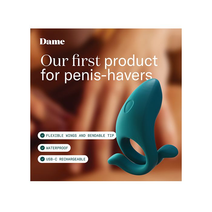 Dame Hug Vibrating Couples Ring