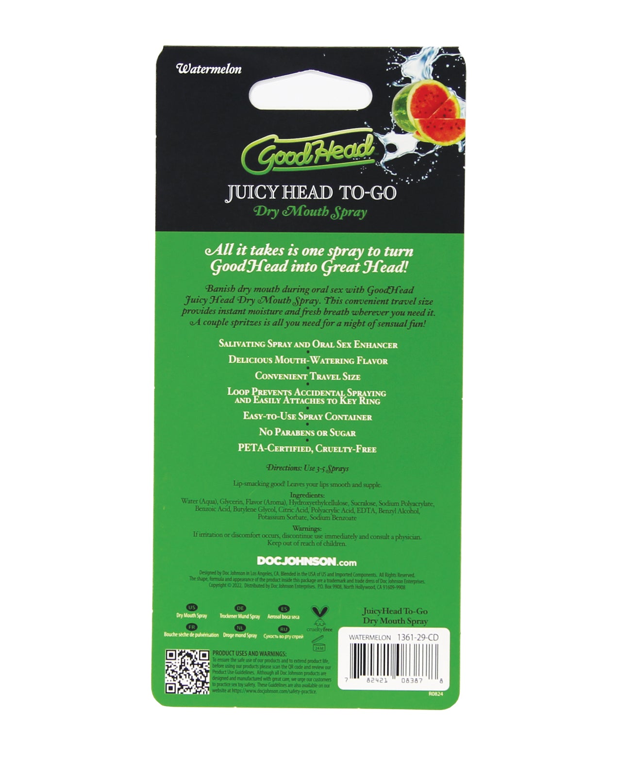 GoodHead Juicy Head Dry Mouth Spray To-Go