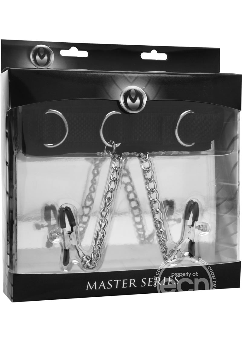 Master Series Submission Collar and Nipple Clamp Union